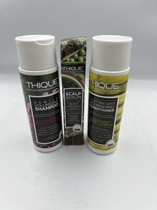 THIQUE Gentle Volumizing Shampoo & Nourishing Conditioner, & Scalp Serum - Picture 1 of 4