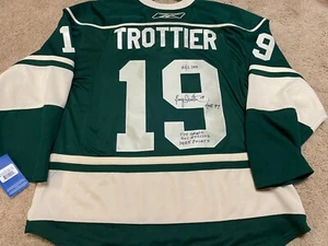 BRYAN TROTTIER Signed Saskatchewan Hall of Fame Autographed Hockey Jersey Large - Picture 1 of 6