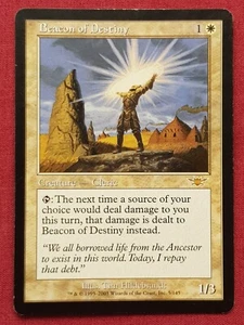 Magic The Gathering LEGIONS BEACON OF DESTINY tarjeta blanca Magic The Gathering - Imagen 1 de 2