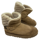 Ugg Analia Chestnut Boots 1015344K Girls Sz 4 Sheepskin