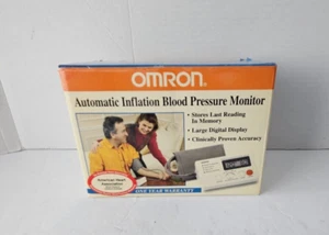 OMRON AUTOMATIC INFLATION BLOOD PRESSURE MONITOR MODEL HEM-712C TESTED - Picture 1 of 15