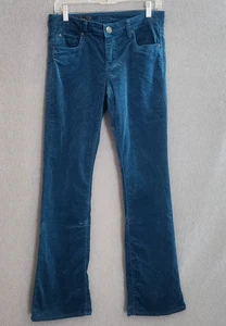Damen KUT blaue Cordhose KAREN Baby Bootcut Gr. 2 Baumwollmischung adrett - Bild 1 von 13