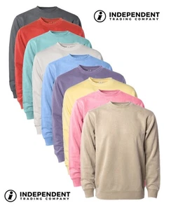 Independent Pigment Dye Sweatshirt 9oz. Mittelschwerer Pullover Unisex mit Rundhalsausschnitt - Bild 1 von 15