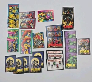 1993 Marvel Crunch 'N Munch: Series 1 & 2 Trading Crad Complete Set With Doubles - Picture 1 of 16