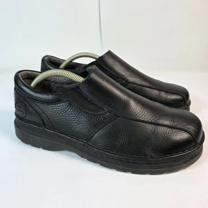 Dr. Martens Tevin Slipper Halbschuhe Herren Größe 10M Schwarz Leder Freizeitschuhe AW004 - Bild 1 von 9
