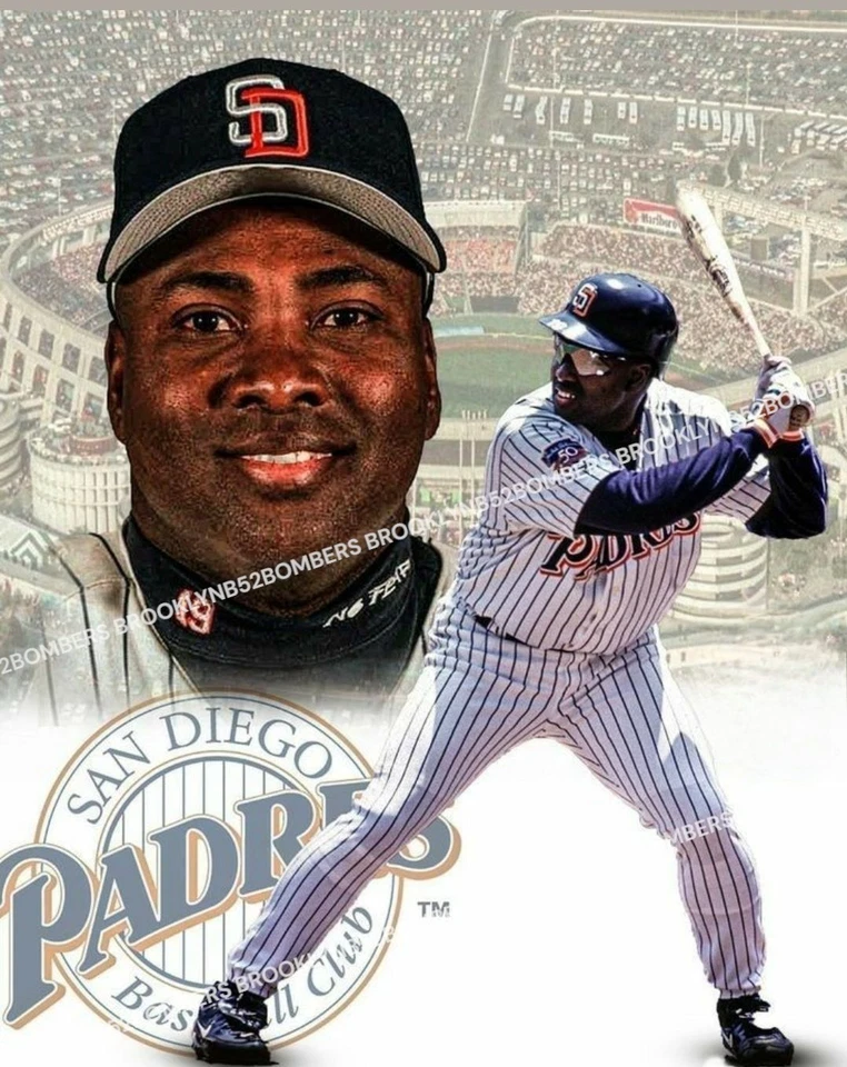 Foto brillante exclusiva personalizada de los Padres de San Diego de Tony Gwynn 8x10 Foto 1 de 1