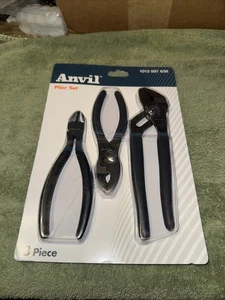 Anvil Plier Set 3 Piece New  - Picture 1 of 2