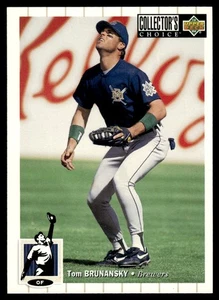 1994 Collector's Choice Tom Brunansky Milwaukee Brewers #603 - Picture 1 of 2