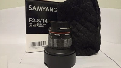 Samyang 14mm f/2.8 IF ED UMC Obiettivo - Nero. Per Nikon  - Immagine 1 di 4