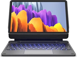 Dexnor Tastatur Hülle für Samsung Galaxy Tab S10 FE/S9 FE 5G 10,9"/S9 11", Schwarz - Bild 1 von 9