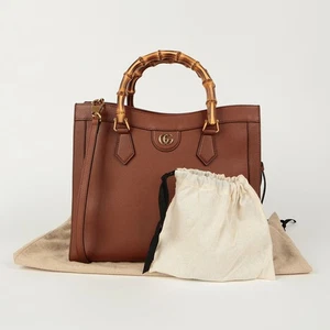 Gucci Diana Bamboo Medium Tote Shoulder Bag 655658 128627713 - Picture 1 of 12