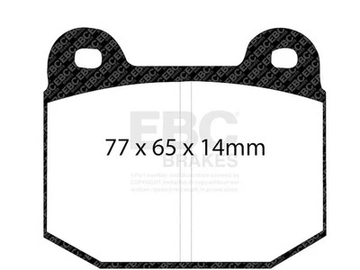 Juego de 8 pastillas de freno traseras para Morgan Aero 2005-2007 EBC 67828FSMK 2006 Foto 1 de 4