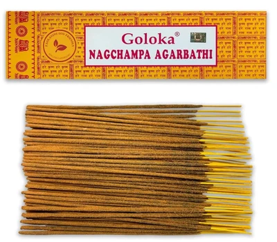 Incenso Nag Champa bastoncini 100g 70-90 pezzi profumazione intensa aromaterapia