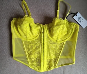 PRIMARK - LIME LONGLINE BRA / CORSET - SZ 34B - BNWT. - Picture 1 of 3