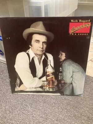 MERLE HAGGARD SERVING 190 PROOF, VINYL LP, MCA3089, W4, VG+ - Image 1 of 2