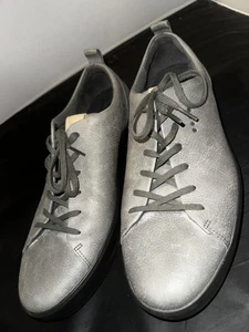 ecco hydromax Golfschuhe Herren Grau Leder Größe 44 EU 10 US Extra Weite »  - Bild 1 von 15