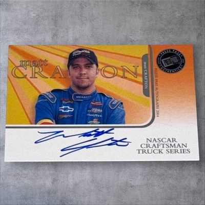 Matt Crafton TRUCK CHAMP PACK PULLED autographed card 2004 PRESS PASS AUTOGRAPHS - Image 1 of 2