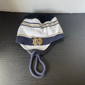 Notre Dame Youth,Tassled,Blue/Gold,Skull,Cap,Hat, - Picture 1 of 4