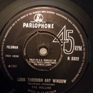The Hollies Look Through Any Window 7" Vinyl Single (1965) Parlophone Records - Picture 1 of 2