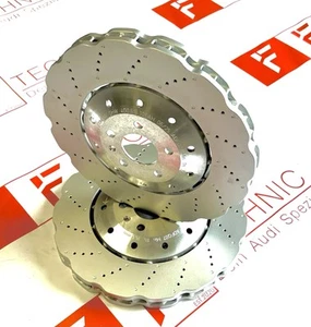 Discos de freno delanteros originales Audi RS6 RS7 4G Wave 4G0615301AH 390x36 mm - Imagen 1 de 5