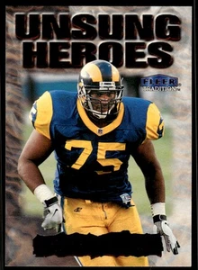 1999 Fleer Tradition unsung Heroes D'Marco Farr St. Louis Rams #24UH - Bild 1 von 2