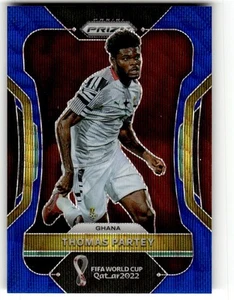 2022 Panini Prizm FIFA World Cup Qatar Thomas Partey Blue Wave #/199 #235 - Picture 1 of 2