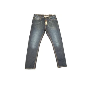 Beverly Hills Polo Club Mens Slim Fit Stretch Denim Jeans Size 36W 30L 36x30 New - Picture 1 of 8