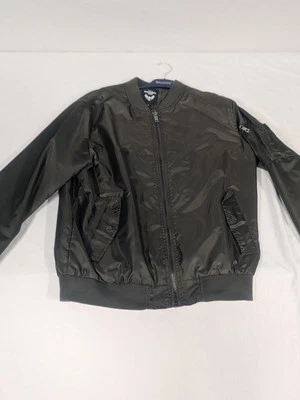 Brave Soul Man's Bomber Jacket Green Size Large - Image 1 of 4