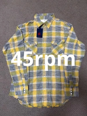 45转/分西部法兰绒衬衫绿色灰色未使用浅色休闲 — 第 1/4 张图片