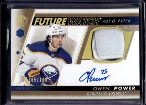 Owen Power 2022-23 SP Authentic #FWAP-OP Future Watch Rookie Patch Auto /100 - Picture 1 of 2