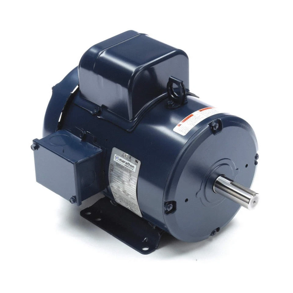 MARATHON MOTORS 184TBFW17044 GP Motor,3 HP,1,755 RPM,115/208-230V 44D150 - Image 1 of 1