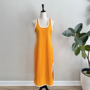 Juicy Couture Beach Dress Terry Cloth Y2K Orange Size M - Picture 1 of 6