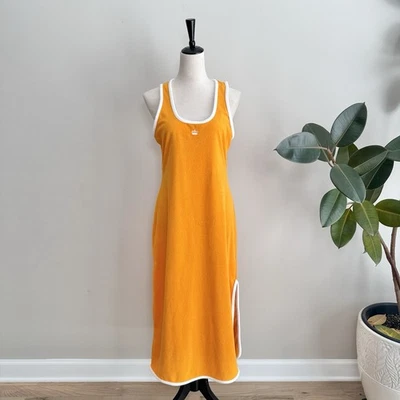 Vestido de Playa Juicy Couture Tela Terry Y2K Naranja Talla M Foto 1 de 4