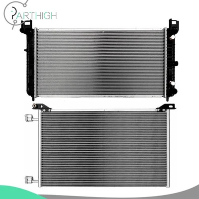For 2000-2014 Chevrolet Suburban 1500  Car Radiator & A/C Condenser Cooling Kit Foto 1 de 4