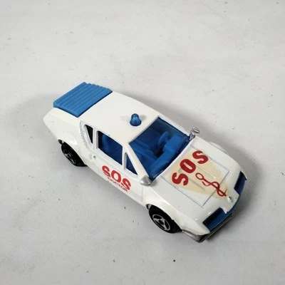 Coche de juguete diecast Majorette Alpine A310 escala 1:55 SOS buen estado Foto 1 de 4