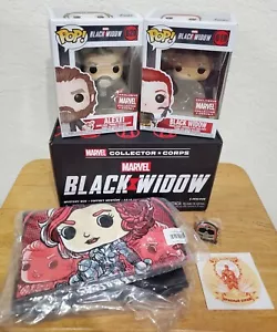 Funko Pop - Marvel Collector Corps - VIUDA NEGRA, caja completa #619 620, talla XL - Imagen 1 de 11