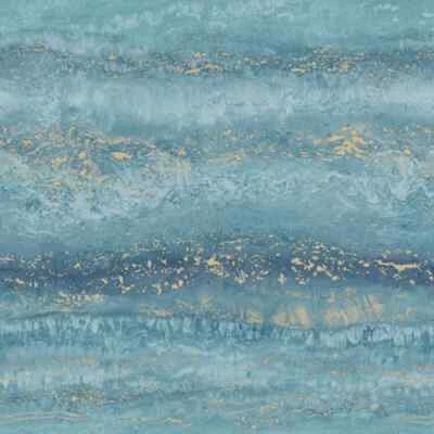 Papel pintado metálico Muriva Semper vertical mármol verde azulado oro 189504 Foto 1 de 3