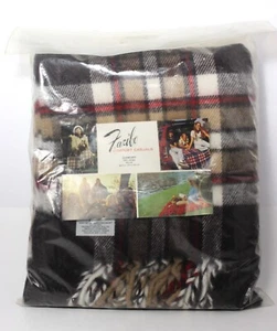 Faribault Faribo Glengary Comfort Casuals Plaid Acrylic 50 x 60 Stadium Blanket - Picture 1 of 6