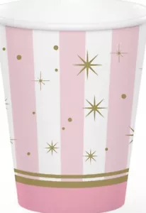 Twinkle Toes 8 9 Oz Hot Cold Paper Cups Birthday Party Dance Recital Ballerina - Picture 1 of 1