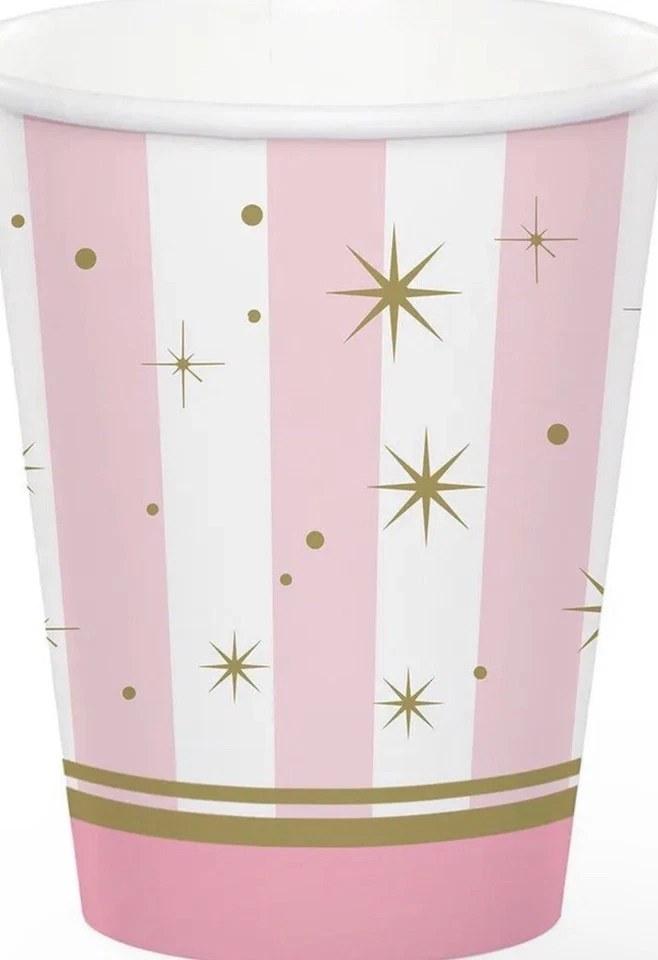 Twinkle Toes 8 9 Oz Hot Cold Paper Cups Birthday Party Dance Recital Ballerina - Image 1 of 1