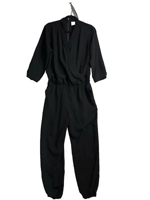 Mono Casey negro edición limitada para mujer CAbi M #3133 bolsillos envolventes con sobrepelliz Foto 1 de 4