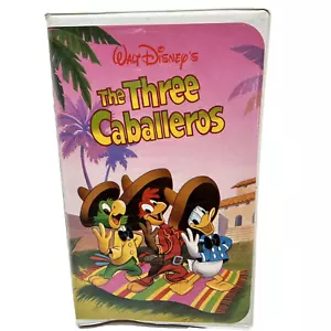 Vintage 1997 Walt Disneys The Three Caballeros VHS Video Tape in Case - Picture 1 of 6