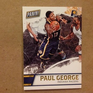 PAUL GEORGE #15 PACERS MVP 50/50 made Thick Card 2015/16 2016 Panini Fathers Day - Picture 1 of 1