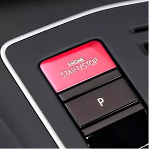 Rote Startknopfabdeckung für den Autoinnenraum aus Aluminiumlegierung für Golf 8 - Bild 1 von 5