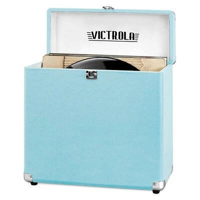 VICTROLA Storage Case For Vinyl Turntable Records Electronics
