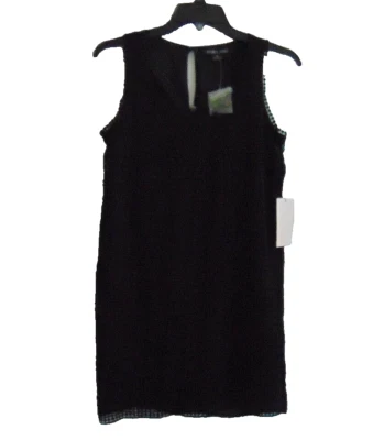 Vestido Para Mujer Talla S Negro Cambio Sin Mangas Cerradura Espalda Doble Cero EE. UU.  Foto 1 de 4