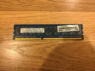 Hynix 2 GB UBDIMM PC3-10600 DDR3 SDRAM Memory (HMT125U6TFR8C-H9) - Image 1 of 2