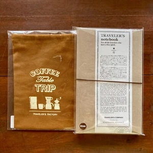 Traveler's Notebook Starbucks Regular Brown, TF Coffee bag light brown - Picture 1 of 9