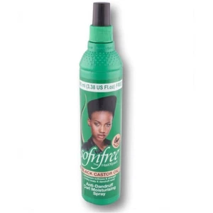 Sofn Free ACEITE DE RICINO NEGRO ANTICASPA RIZO SPRAY HIDRATANTE 350ML - Imagen 1 de 1
