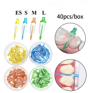 40Pcs Dental Silicone Wedges for Teeth Restoration Interdental Composite Wedges - Picture 1 of 12